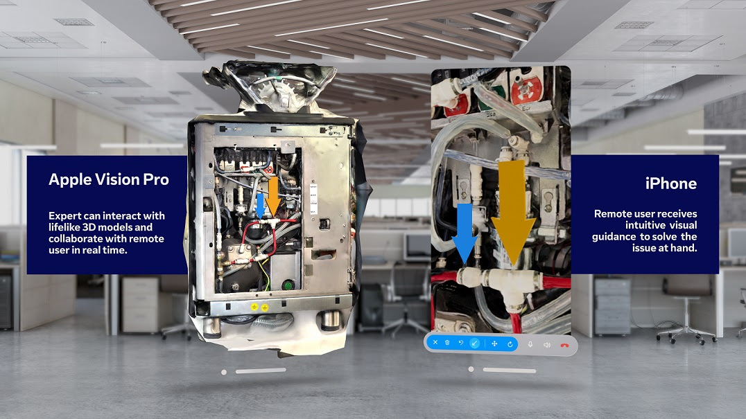 TeamViewer Apple Vision Pro